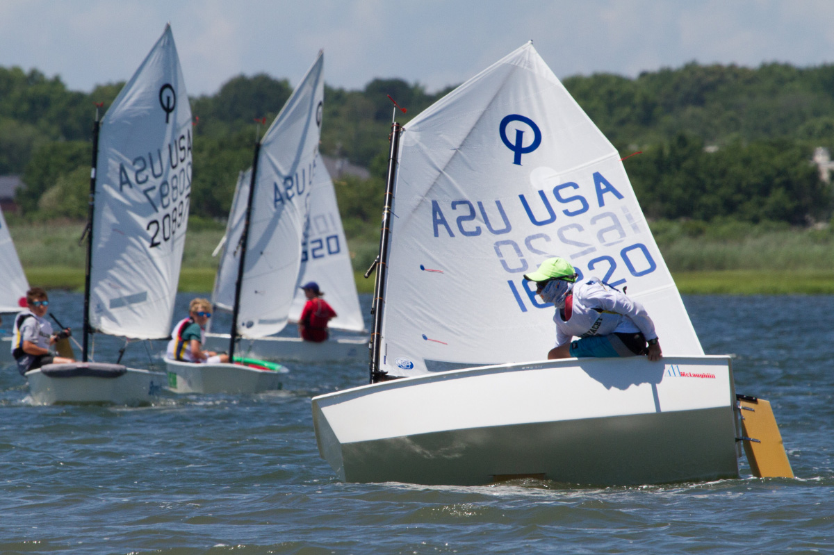 Sailing-race-optimist-dinghies-youth-water-sport-JUNIOR-SAILING-Avalon-Yacht-Club